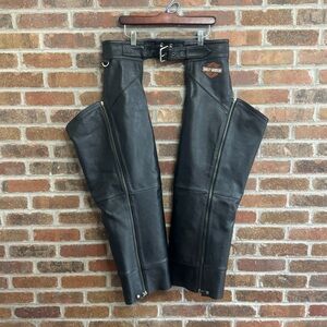 Men’s Harley-Davidson Black Leather Riding Chaps